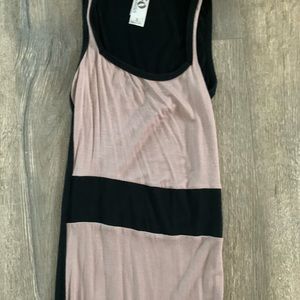 Go Couture Black/Beige Color Black Dress